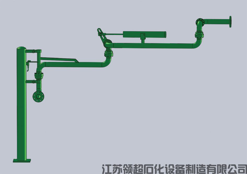 江蘇聯(lián)博藥業(yè)有限公司采購的一批活動(dòng)梯、汽車頂部裝車用AL2503底部裝卸臂（鶴管）、甲醛鶴管已投入生產(chǎn)中(1)